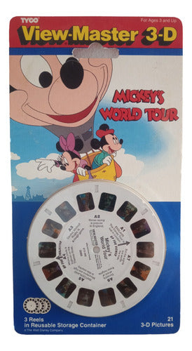 Vintage Toy View Master Disney Mickey Blister 3 Reels B 0