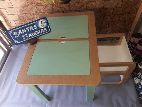 Montessori Sensory Table Unpainted 5