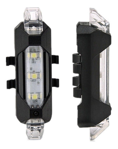 USB Rechargeable Bike LED Light Front or Rear 1