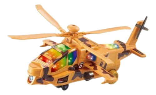 Military Combat Helicopter with Light Sound Movement - Auto 0