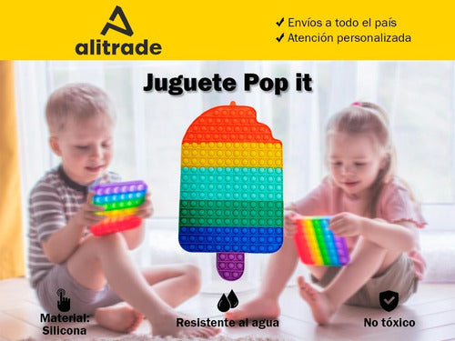 Giant Original Imported Silicone Rainbow Pop Its 11