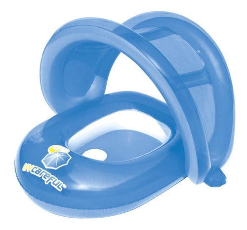 Bestway Inflatable Float Seat 34091 with Sunshade 85x80cm 0