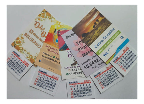 200 Customized 2024 Calendars with Magnet Strip and Mignon Personalized 1