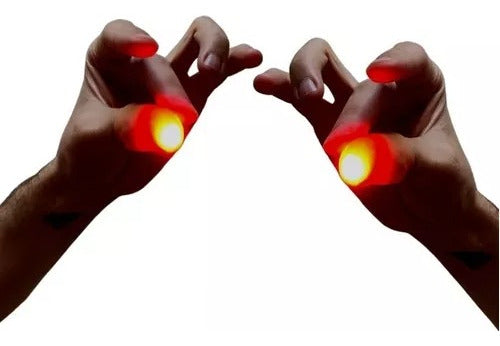 Magic Light-Up Thumb Fingers Magic Tricks Pair 0