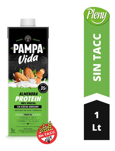 Pampa Vida 1L Protein Almond Milk - Gluten-Free 0