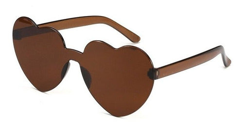 Heart Shaped Sunglasses Frameless Vintage Glasses 20