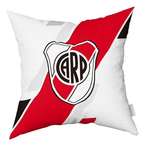 River Plate Crest Siliconized Fleece Cushion 40x40 0