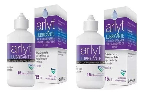 Arlyt Lubricant Eye Drops 15ml x 2 Units 0