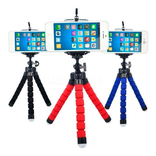 Flexible Spider Tripod Stand Holder for Cell Phone and Camera 17