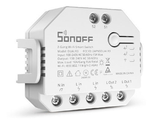 Sonoff Dual R3 2-Channel WiFi Switch Google Alexa Smart 1