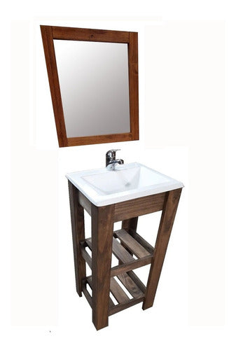 NOVO HOGAR 40cm Freestanding Vanity with Sink, Mirror + Faucet - Free Shipping 51