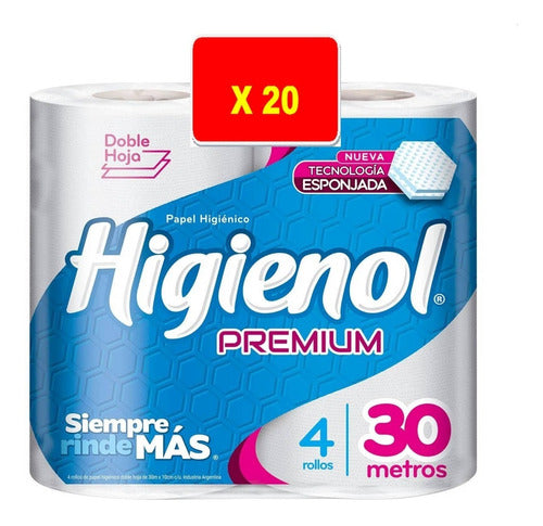 Higienol Premium Double Ply Toilet Paper x 2 Packs 2