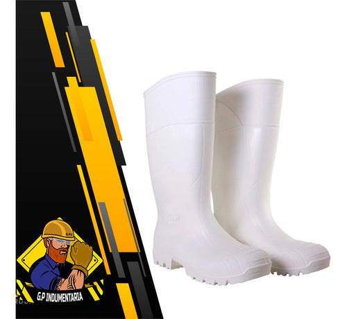 White High Shaft Rain Boot L39 Frigorifico Size 41 1
