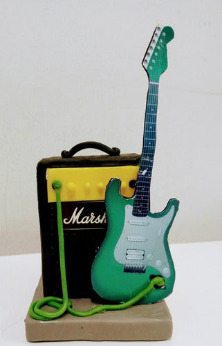 Marshall Guitar Cake Topper - Cold Porcelain Amplifier 4