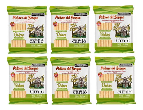 6 Pack Rice Vanilla Rice Cakes S/Sugar Carilo S/Tacc 150g Each DW 0