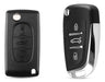 Replacement Key Shell Peugeot 407 408 Expert Executive with Emblem Silhouette 0