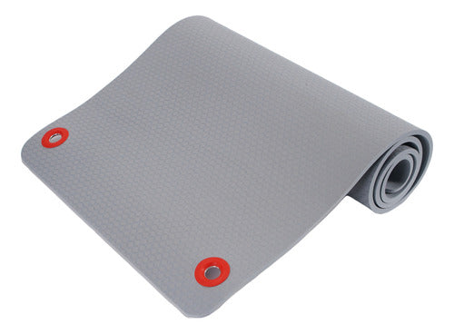 Yoga Mat TPE 10mm Non-Slip + Elastic Bands x3 1
