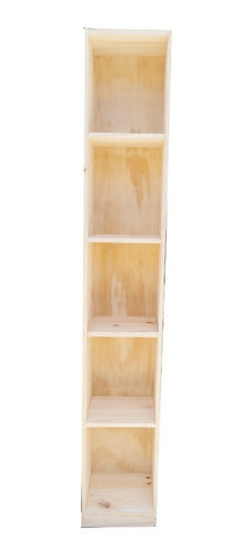 Customizable Pine Shelf Organizer 0.40 - Semoni Furniture 0