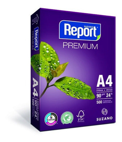 Resmas Report A4 x 500 Sheets of 90 Grams Alkaline Paper 0