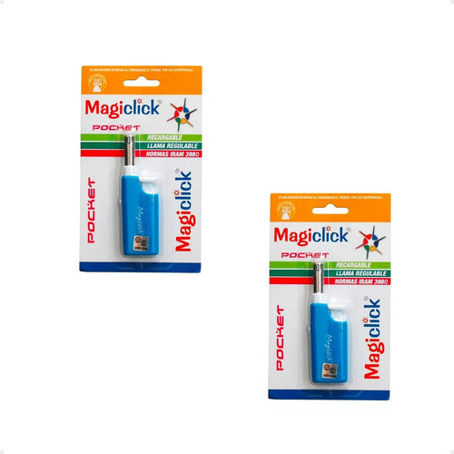 Magiclick Original Siglo XXI Rechargeable Spark Lighter - Pack of 2 0