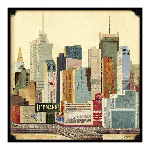 #446 - Vintage 30 X 30 Frame - New York City Retro Poster 0