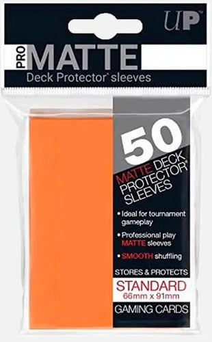 Ultra Pro Standard 50 Units Card Sleeves - Orange Matte 0