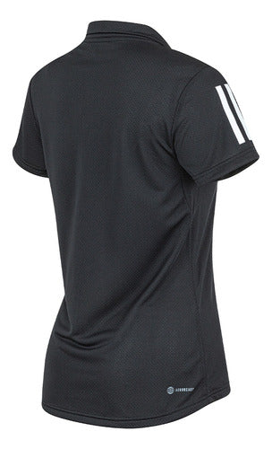 Adidas Women's Tennis Club Black Polo Shirt - Solo Deportes 1