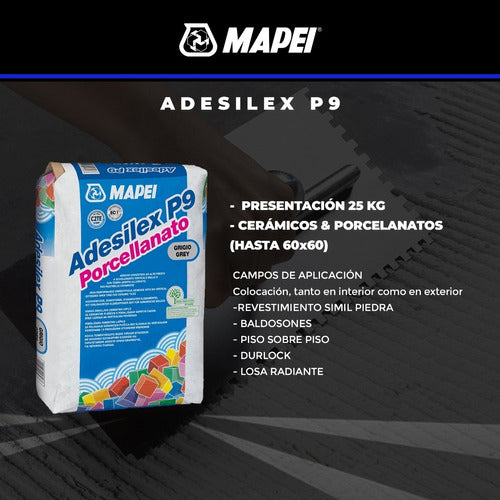 Combo High-Resistance Glue + Adesilex Grout 1