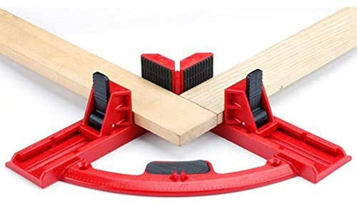 Professional 90º Carpentry Square with Clamping Press and Angle S 1