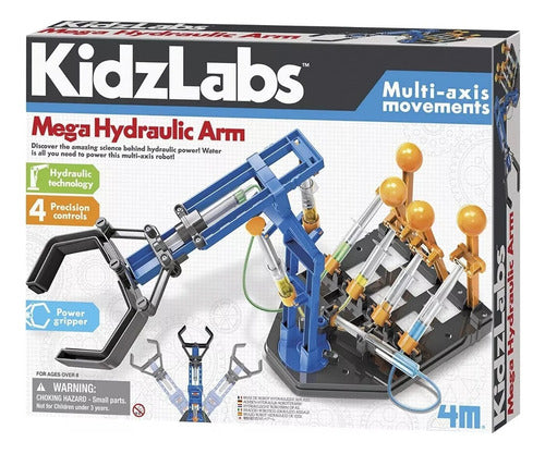 Hydraulic Robotic Arm Clamp Kit Science Game Kids 0