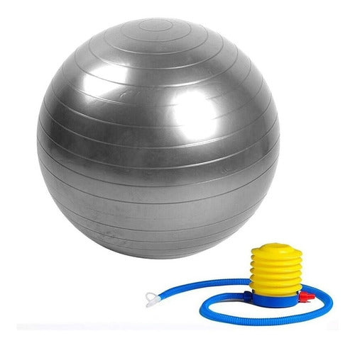 Reinforced 65cm Pilates Ball Esferodinamia + Inflator by El Rey 13