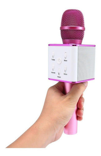 Wireless Bluetooth Karaoke Microphone Speaker + Case **The Best** 4