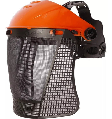 Libus Weave Mesh Face Shield Gardener with Harness 0
