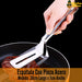 Stainless Steel 2-in-1 Tong Spatula Kitchen Grill BBQ Tool 1
