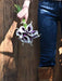 FiveSeasonStuff Real Touch Calla Lily Artificial Flowers Wedding Bridal Bouquet | Floral Arrangements | 15 Calla Lilies (Silk White & Abyss Purple) 3