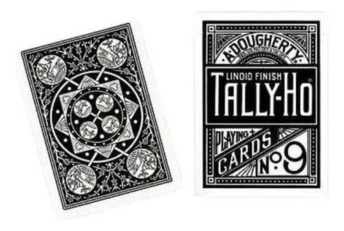 Tally-Ho Playing Cards - Black Star Back 0