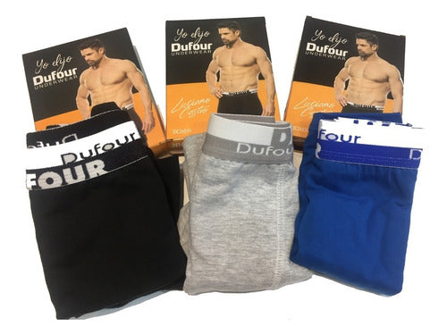 Dufour Cotton and Lycra Boxer Pack x2 Article 12024 3