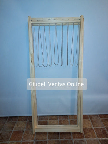 Wooden Folding Clothes Drying Rack 2