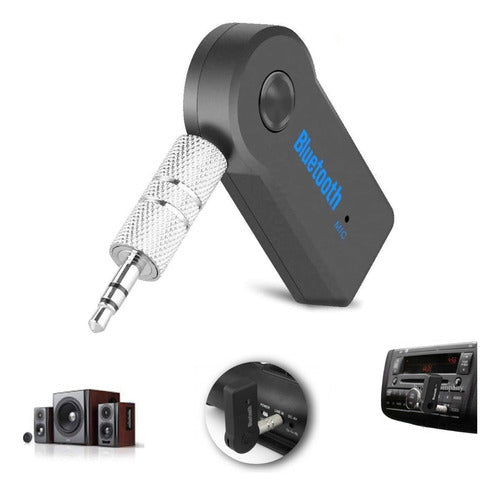 Bluetooth Audio Receiver Adapter for Car, TV, Notebook - Male to Female Connection 0