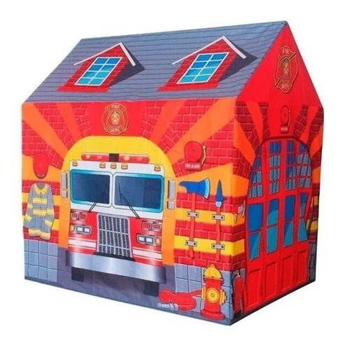Faydi Playhouse Tent for Kids - Police, Firefighter, Vet, School Theme 0
