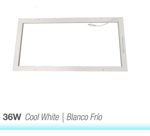 LED Lighted Frame 60x30cm 36W Cool White Light 220V 1