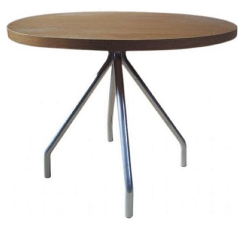 Round Asia Design Table 1.2 Meters Iron Base 0