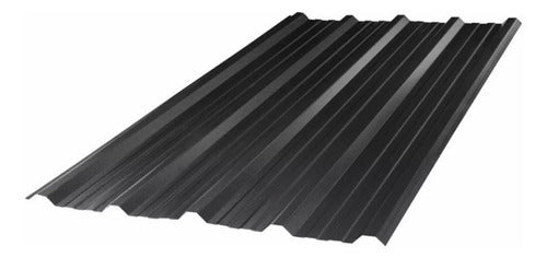 Prepainted Trapezoidal Sheet in Black Color - 3.50 Meters!! 0
