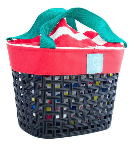 Kids Bike Basket with Waterproof Bag 0