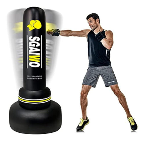 Adult Boxing Punching Bag with Stand, 69 Inches 0