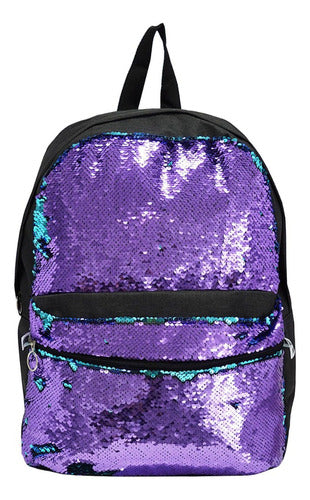 Girls' Reversible Sequin Influencer Backpack Urban Bicolor 20