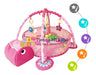 3-in-1 Baby Gym Playmat with Soft Blanket and Mobile Turtle 20