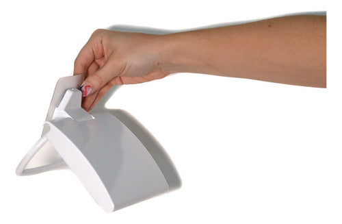 Adhesive Toilet Paper Holder with Lid 2 Kg 0