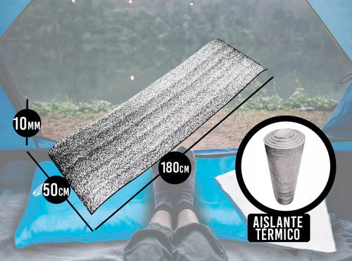 Piuke Aluminized Thermal Insulation Mat 10mm Thickness Camp 1