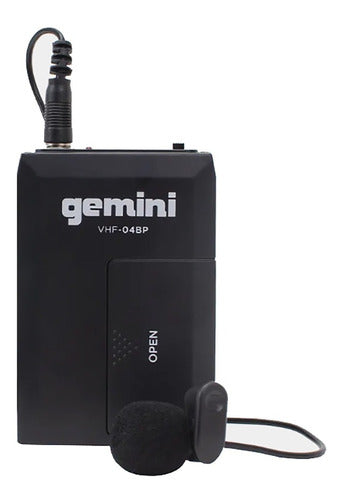 Wireless Headset and Lavalier Microphone VHF Gemini VHF-01HL 2